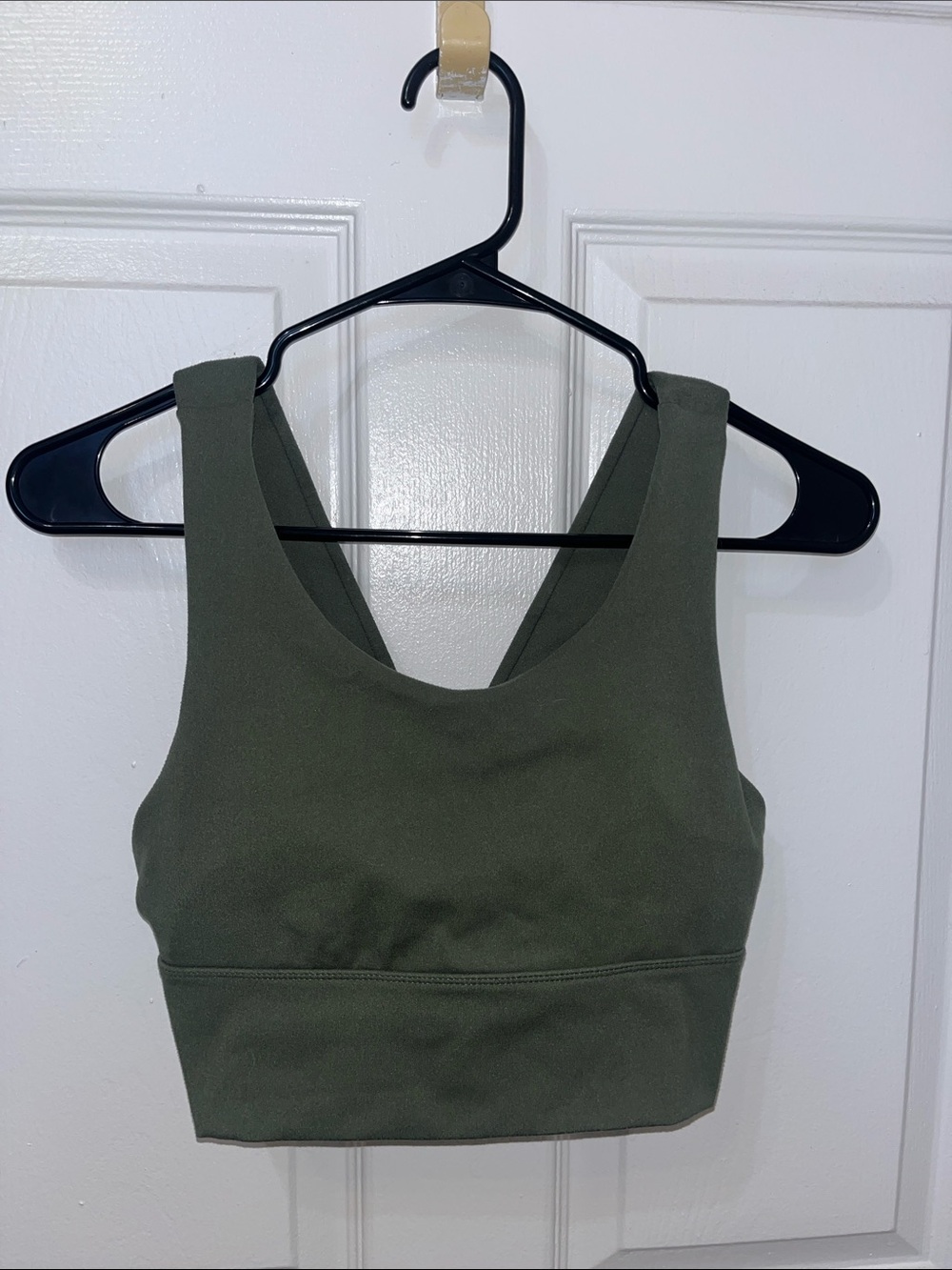 Women’s Olive Green Scoop Sports Bralette